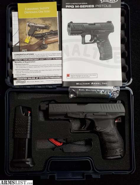 Armslist For Sale Walther Ppq M2 9mm Threaded Barrel W2 Mags
