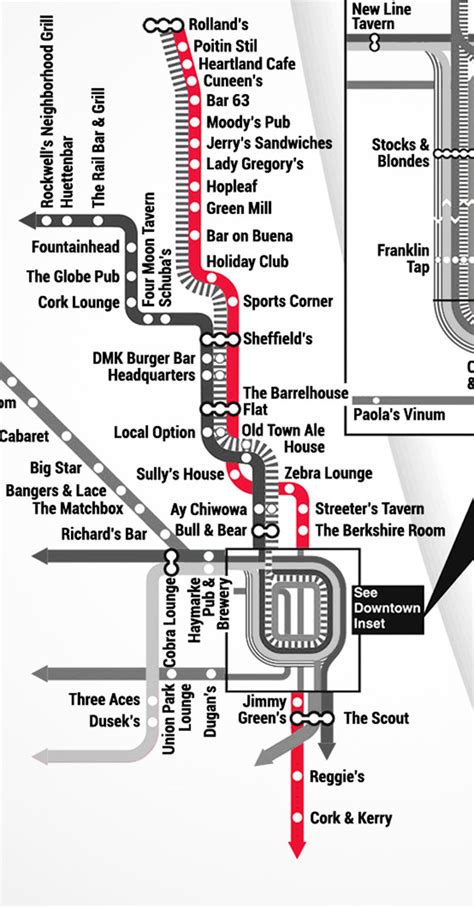 Chicago Bar Map Is The Best Not Made By Cta