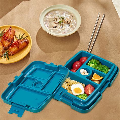 Hanyhaptchildren's Leak Proof 5 Compartment Children's Lunch Box Ideal