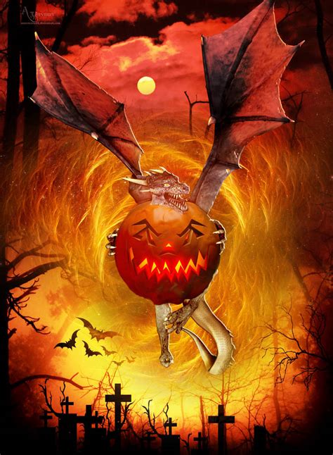Halloween Dragon By Annemaria48 On Deviantart