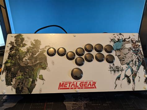 Decided To Customize My Hitbox With Art From My Favorite Game Series