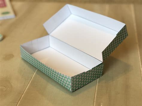 Diy Rectangle Cardstock T Box A Crafty Concept Homemade T
