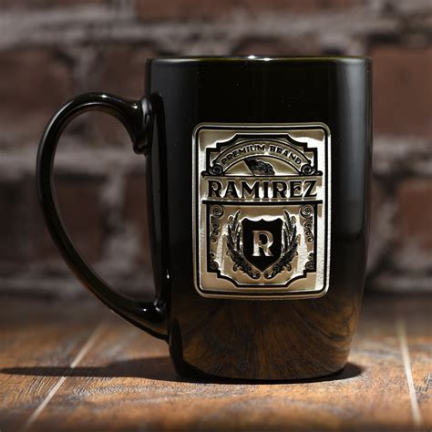 Branded Coffee Cup Customize Your Name Crystal Imagery