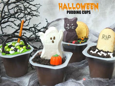 This made a dessert you'd pay a lot for in a restaurant. Graveyard Pudding cups, best easy halloween dessert kids ...