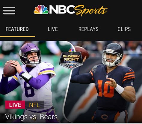 With each of these services, the streaming. How to Live Stream NFL Sunday Night Football - Sports Geekery