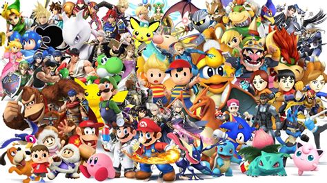 Super Smash Bros Series All Characters By Alexeverest On Deviantart