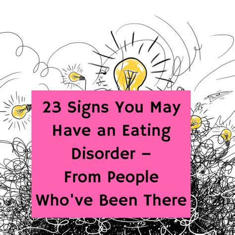 Signs You May Be Struggling With An Eating Disorder The Mighty