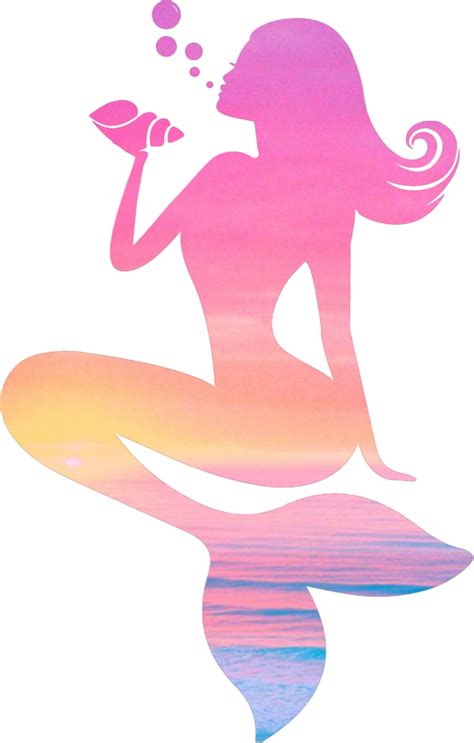 Mermaid Clipart Siren - Mermaid On Sea Shell - Free Transparent PNG Download - PNGkey