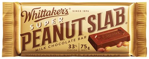 Whittakers Super Peanut Slab 75g At Mighty Ape Nz