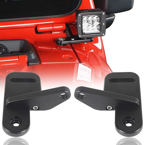 Buy Hooke Road Cowl Light Pillar Cube Light Ing Brackets For Jeep Jl