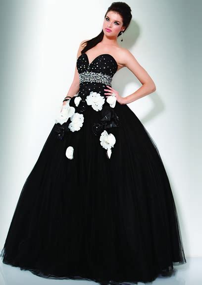 whiteazalea ball gowns black ball gown prom dresses