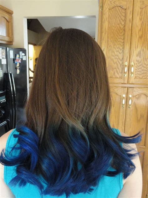 Blue Hair Tips