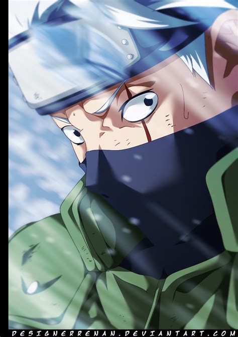 Naruto 686 Kakashi Face By Designerrenan Daily Anime Art