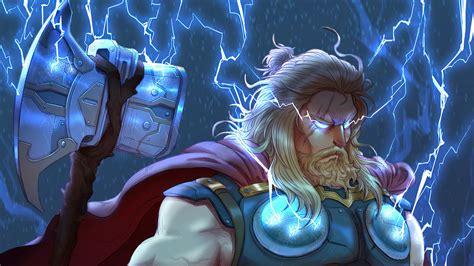 Thor With Stormbreaker 4k Wallpapers Wallpaper Cave