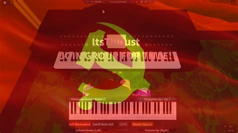 Playing The USSR ANTHEM On The ROBLOX PIANO Sheets In Desc YouTube