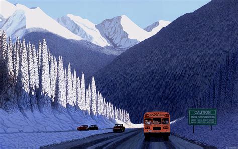A Winter Drive In British Columbia By Neil Woodward