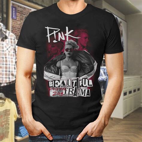 Pink Pnk Beautiful Trauma World Tour 2018 Ready T Shirt Size S 2xl In