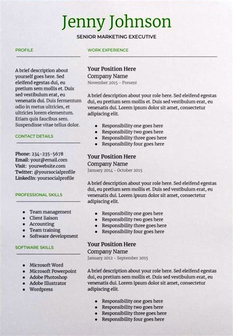 Now let's look at some google docs and ms word resume templates from each of these services: 30 Google Docs Resume Template to Ace Your Next Interview