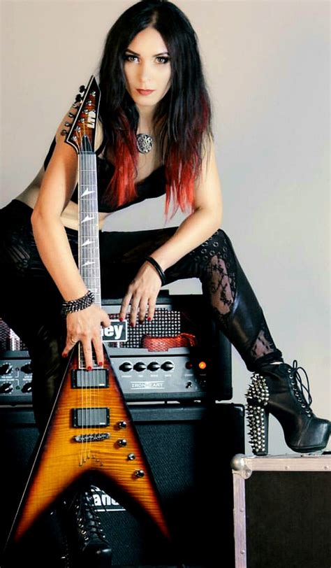 Marta Gabriel Rock And Roll Girl Guitar Girl Female Guitarist