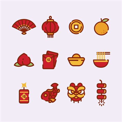 Chinese New Year Icon Vector Art Icons And Graphics For Free Download