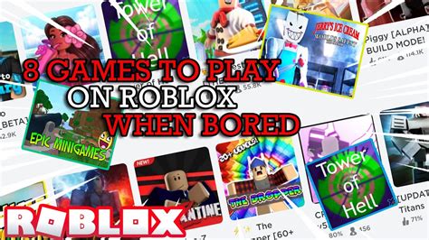 8 Best Games To Play On Roblox When Bored Youtube