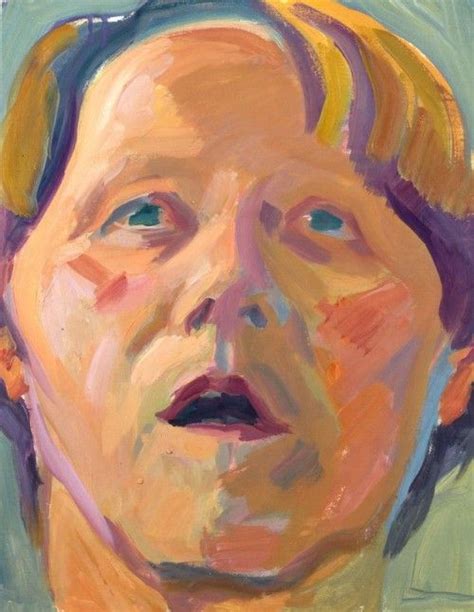 Maria Lassnig Self Portrait As A Blonde 1981 Oil Portrait