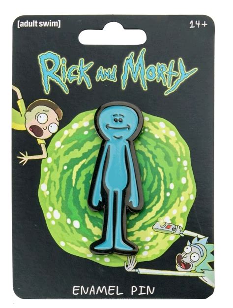 Rick And Morty Mr Meeseeks Enamel Pin At Mighty Ape Nz