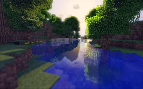 We've got 63+ great wallpaper images. Minecraft shaders background Group (86+)
