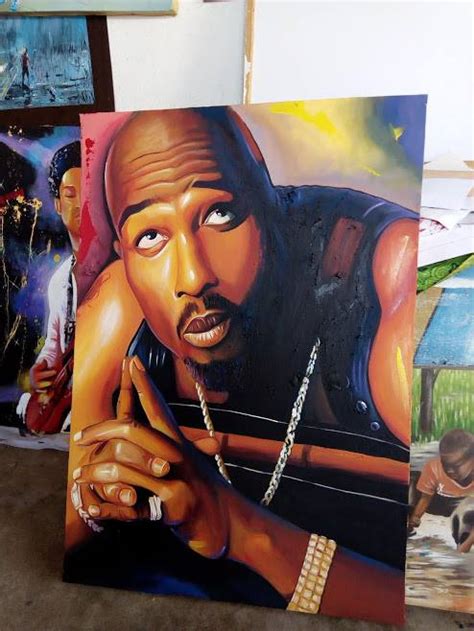 Legend Hiphop Commission Brima Wolobah Painting