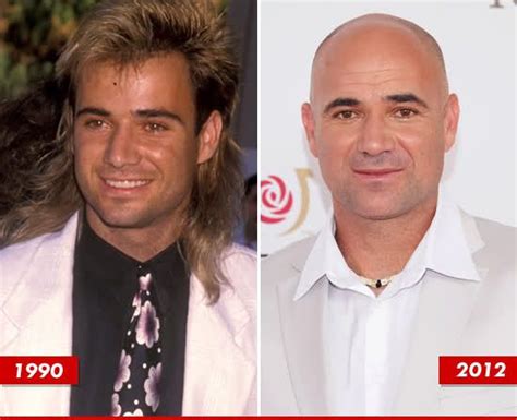 Agassi Then And Now Andre Agassi Wild Hair Good Genes