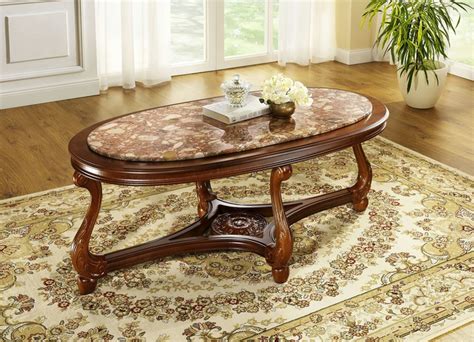 Couchtische aus marmor sind edel und gleichzeitig auch besonders strapazierfähig. Couchtisch mit Tischplatte aus Marmor Konglomerat - Tische ...