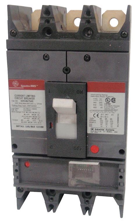 Ge Molded Case Circuit Breaker 600 Amps Number Of Poles 3 Series Sg