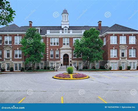 Old Fashioned Brick School Or College Building Stock Photo Image Of
