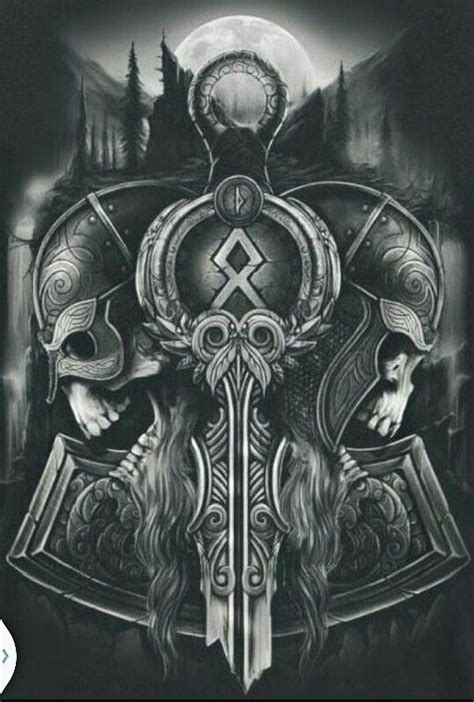 Huginn und muninn waren oft zusammen mit odin dargestellt. Saugeil … | Wikinger tattoo, Wikinger tattoos, Keltische kunst