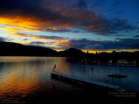 Sunset Skaha Lake By Guy Hoffman On 500px West Coast Canada Sunset