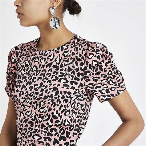 Womens Leopard Print T Shirts ~ Pin On Leopard Series Bodaswasuas