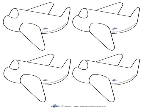 Download 728 airplane cutout stock illustrations, vectors & clipart for free or amazingly low rates! airplane-decorations-small.jpg (1100×850) | Airplane decor, Templates printable free, Airplane ...
