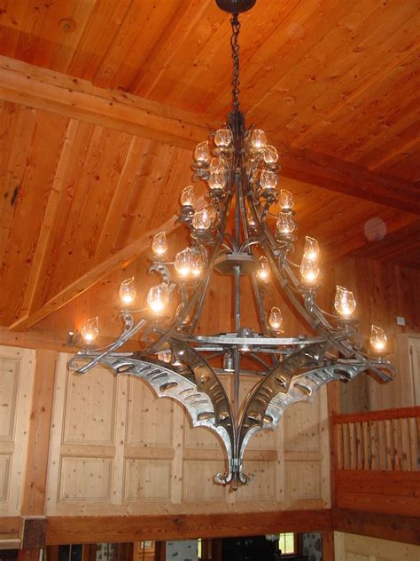 Handmade Great Room Chandelier By Rising Sun Forge