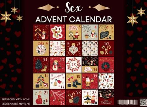 Sex Advent Calendar Couple Advent Calendar Composed Of Sexy Games My Xxx Hot Girl