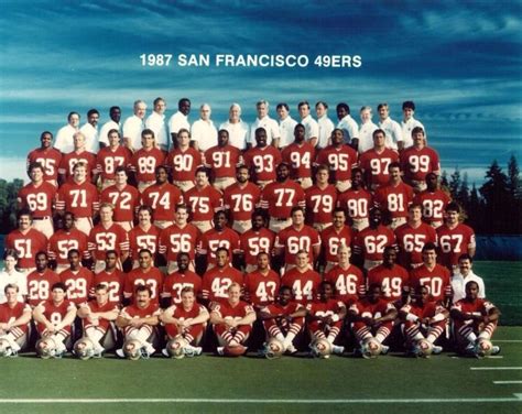 1987 San Francisco 49ers 49ers Pinterest San Francisco 49ers And