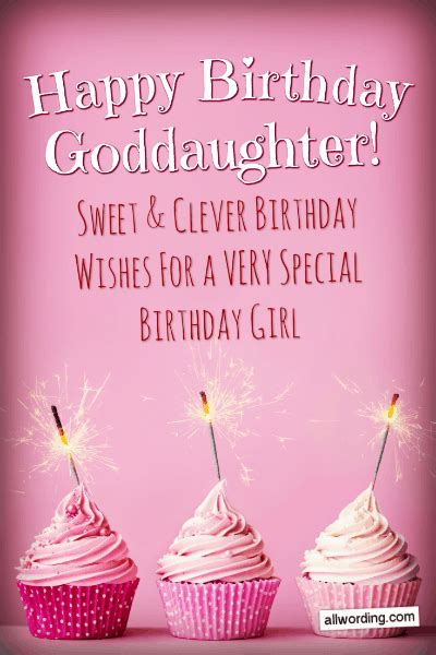 25 Ways To Say Happy Birthday To A Goddaughter Daughter Of God