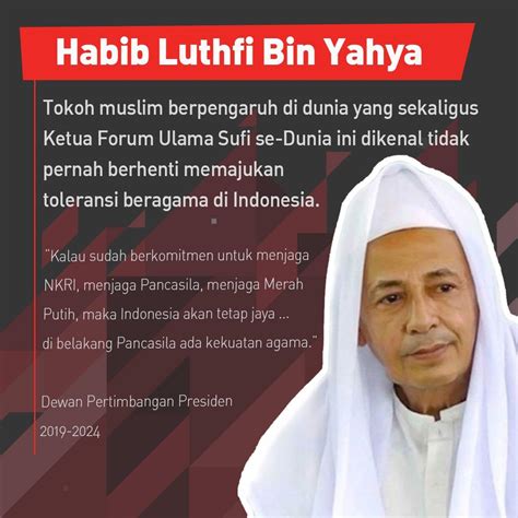 Seperti apa pandangan raden syair langit dalam πριν 3 μήνες. Presiden Jokowi Lantik Habib Muhammad Luthfi Ali Yahya, Sebagai Anggota Wantimpres 2019-2024 ...