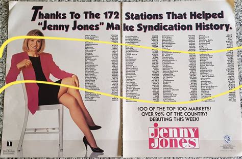 Jenny Jones Warner Bros Advert For Tv Show Talk Host Etsy