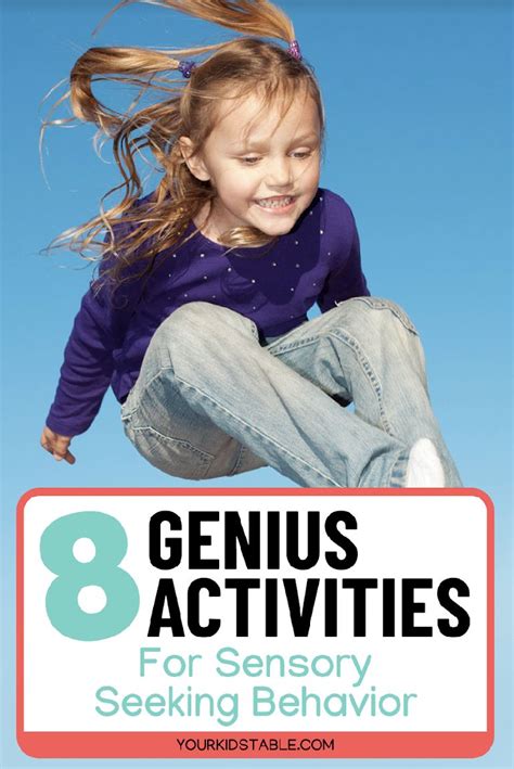 Genius Activities For Sensory Seeking Kids In 2022 Child Development