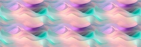 Premium Photo Pastel Neon Glow Diffused Graphic Waves Soft Shadow