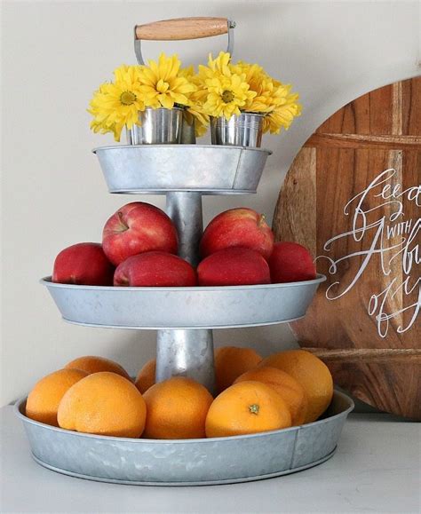 12.the 3 tier galvanized metal stand. 3-Tier Galvanized Stand | Refresh Restyle
