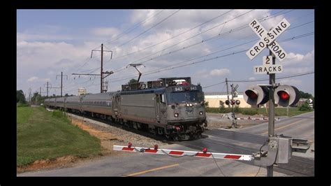 Farewell Crossings On The Amtrak Keystone Corridor Youtube