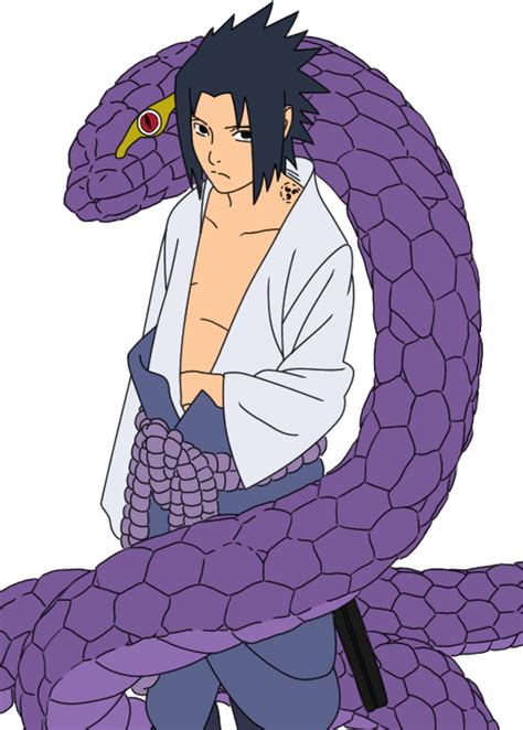 Sasuke With A Snake By Cloud Ff7 On Deviantart