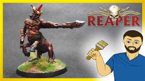 How To Paint Centaur Reaper Miniatures Youtube