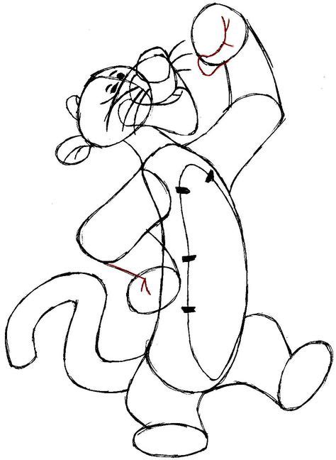 Tigger 08 How To Draw Tigger Disney Character Drawings Disney Drawings